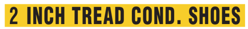 TREAD COND. SHOE DECAL